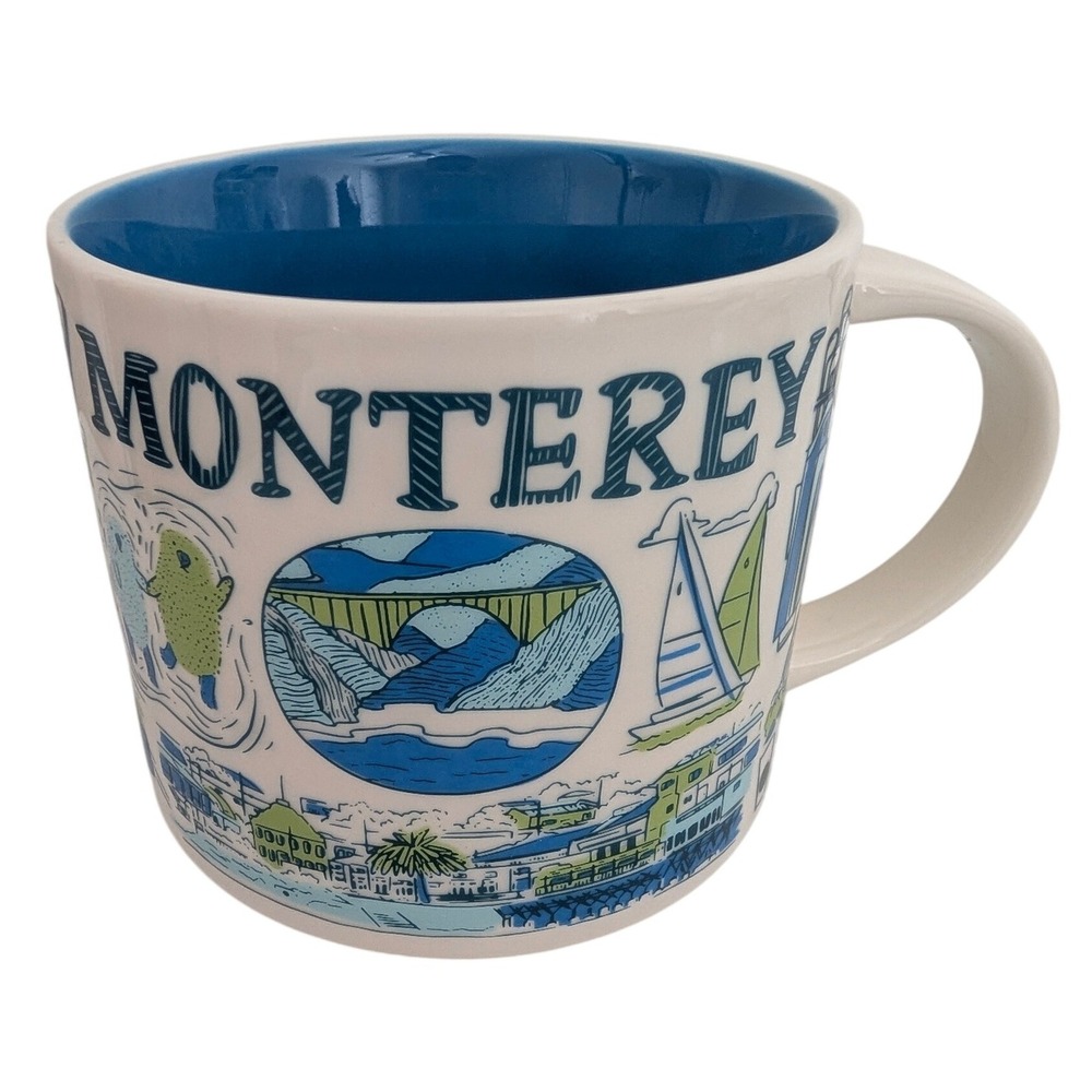 Starbucks Monterey California Been There Series 14 Oz Ceramic Coffee Mug 2021